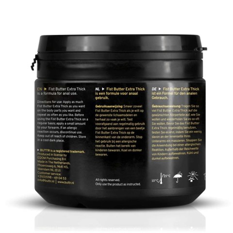 Masło do fistingu - BUTTR - Fisting Gel Extra Thick - 500 ml