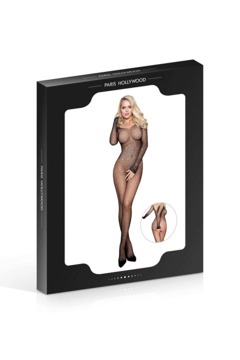 Bodystocking - COMBINAISON STRASS NOIR XL