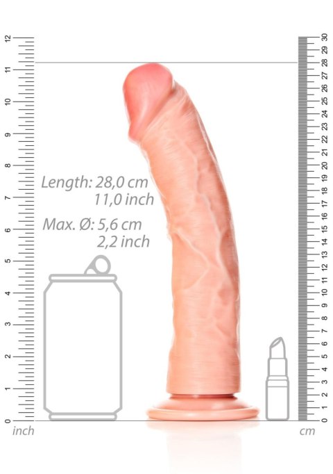 Curved Realistic Dildo with Suction Cup - 10""""/ 25,5 cm Curved Realistic Dildo with Suction Cup - 10""""/ 25,5 cm