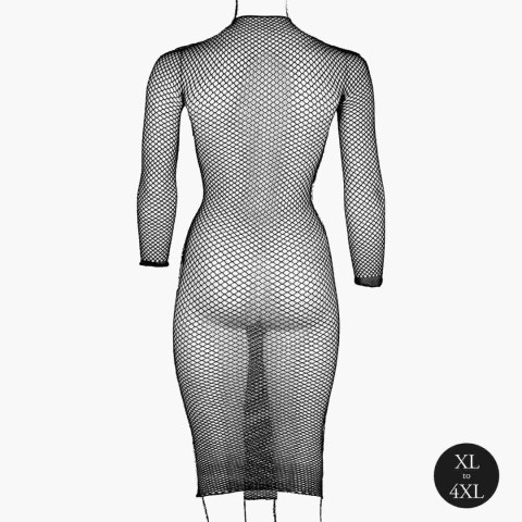 Le Désir - Siateczkowa sukienka - Long dress with fishnet structure and turtle neck. Le Désir - Siateczkowa sukienka - Long dress with fishnet structure and turtle neck.