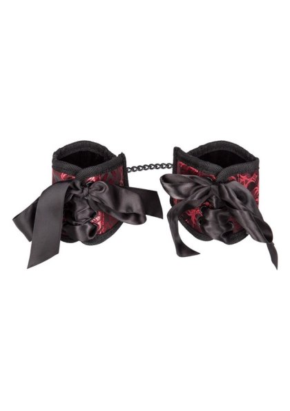 Kajdanki - Scandal Corset Cuffs Black