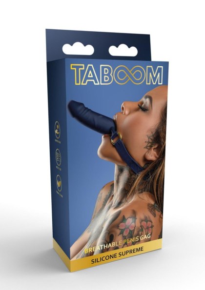 Taboom - Silicone Breathable Penis Gag Blue