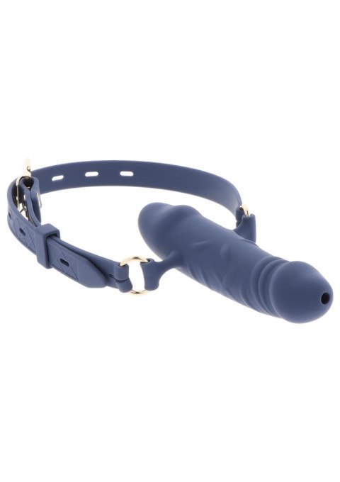 Taboom - Silicone Breathable Penis Gag Blue Taboom - Silicone Breathable Penis Gag Blue