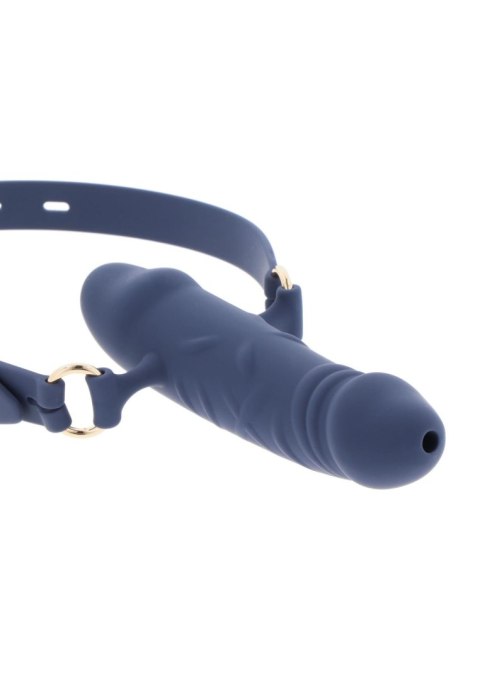 Taboom - Silicone Breathable Penis Gag Blue Taboom - Silicone Breathable Penis Gag Blue