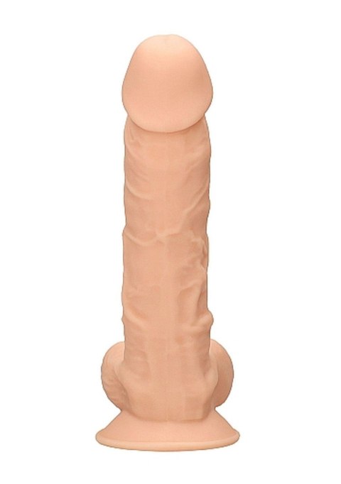 Silicone Dildo With Balls - 22,8 cm - Flesh Silicone Dildo With Balls - 22,8 cm - Flesh