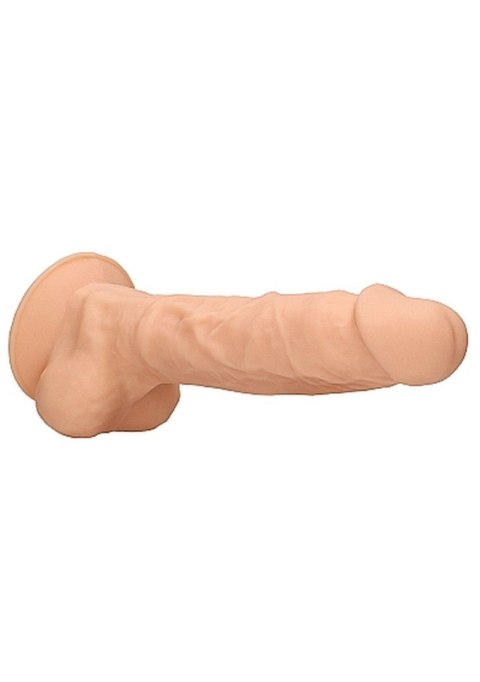 Silicone Dildo With Balls - 22,8 cm - Flesh Silicone Dildo With Balls - 22,8 cm - Flesh