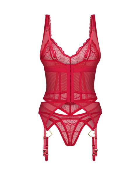 Obsessive - Cupide Desir gorset i stringi 2XL/3XL Obsessive - Cupide Desir gorset i stringi 2XL/3XL