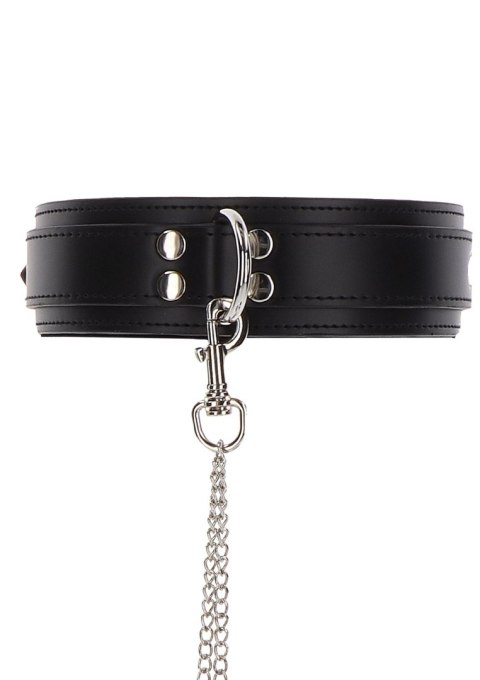 Obroża z kajdankami - Heavy Collar and Wrist Cuffs Black Obroża z kajdankami - Heavy Collar and Wrist Cuffs Black