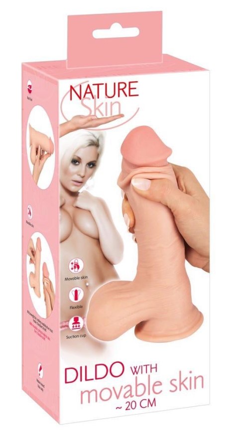 NS Dildo with movable skin 20 NS Dildo with movable skin 20
