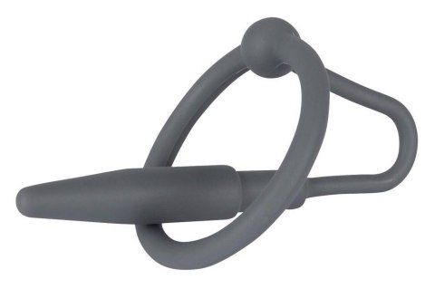 Dilator do penisa z pierścieniem - Penis Plug with Glans Ring