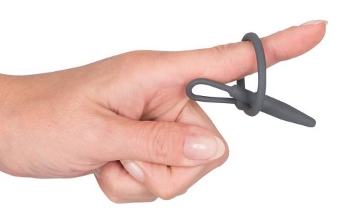 Dilator do penisa z pierścieniem - Penis Plug with Glans Ring
