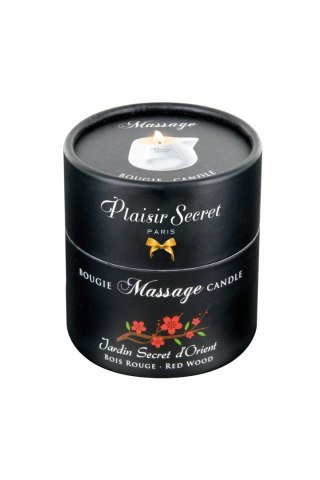 Plaisir Secret - Świeca do masażu - RED WOOD MASSAGE CANDLE 80M