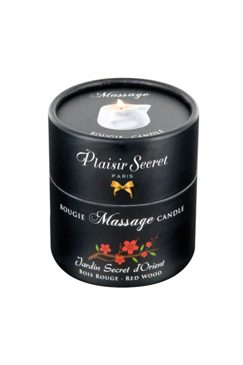 Plaisir Secret - Świeca do masażu - RED WOOD MASSAGE CANDLE 80M Plaisir Secret - Świeca do masażu - RED WOOD MASSAGE CANDLE 80M