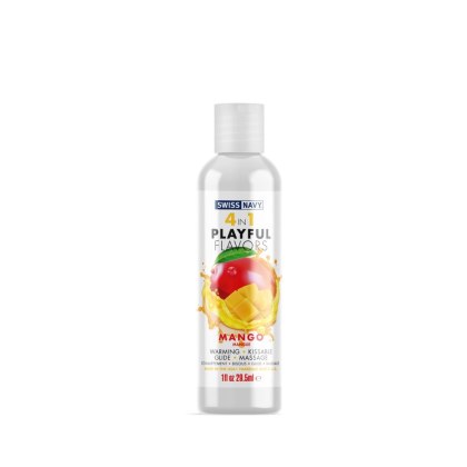 Swiss Navy 4 In 1 Lubricant with Mango Flavor 30 ml