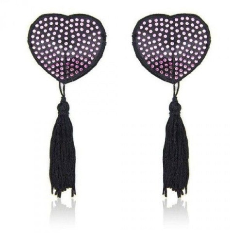 Nasutniki - Heart shine nipples tassels (rosa)