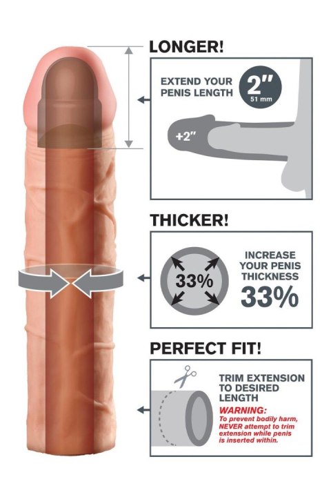 FANTASY X-TENSIONS PERFECT 2 INCH EXTENSION LIGHT FANTASY X-TENSIONS PERFECT 2 INCH EXTENSION LIGHT