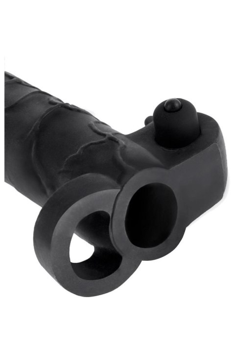 FANTASY X-TENSIONS VIBRATING REAL FEEL 2 INCH EXTENSION BLACK FANTASY X-TENSIONS VIBRATING REAL FEEL 2 INCH EXTENSION BLACK