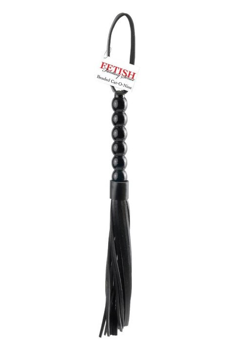 Pejcz - FETISH FANTASY SERIES BEADED CAT-O-NINE TAILS BLACK