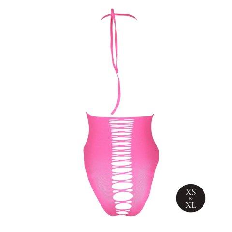 Ouch! - High-Cut Body - Neon Pink - XS/XL Ouch! - High-Cut Body - Neon Pink - XS/XL