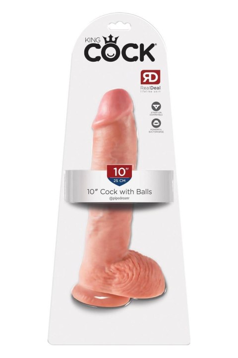 KING COCK 10 INCH COCK WITH BALLS LIGHT KING COCK 10 INCH COCK WITH BALLS LIGHT