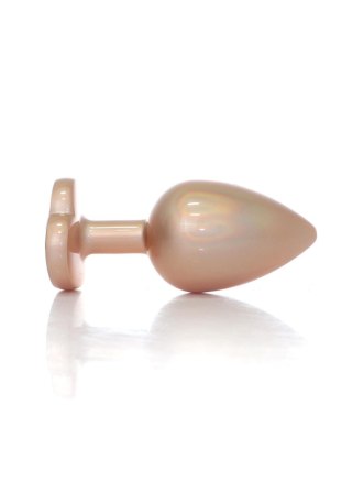 Plug - Jewellery Pearl Gold Heart PLUG - Clear L