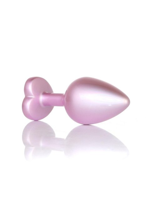 Plug-Jewellery Pearl Pink Heart PLUG- Clear M Plug-Jewellery Pearl Pink Heart PLUG- Clear M