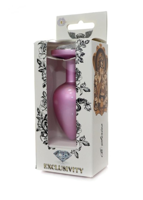 Plug - Jewellery Pearl Pink PLUG - Clear L