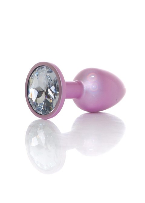 Plug - Jewellery Pearl Pink PLUG - Clear S