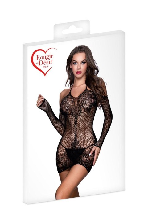 Rougir de Desir - Sukienka - ROBE RESILLE D02 NOIR T.U