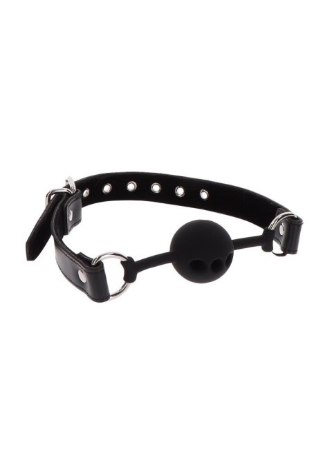 Knebel - Silicone Ball Gag Black