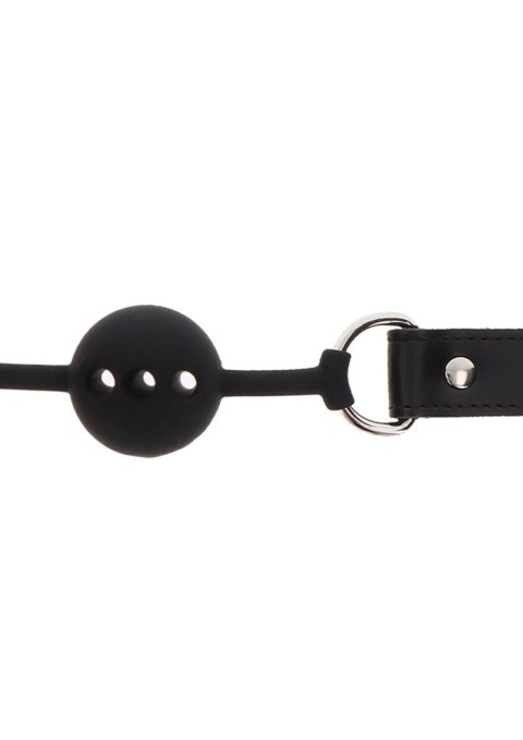Knebel - Silicone Ball Gag Black