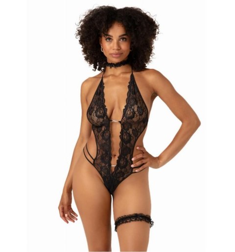 Body - Open crotch Body-Set Renee-black
