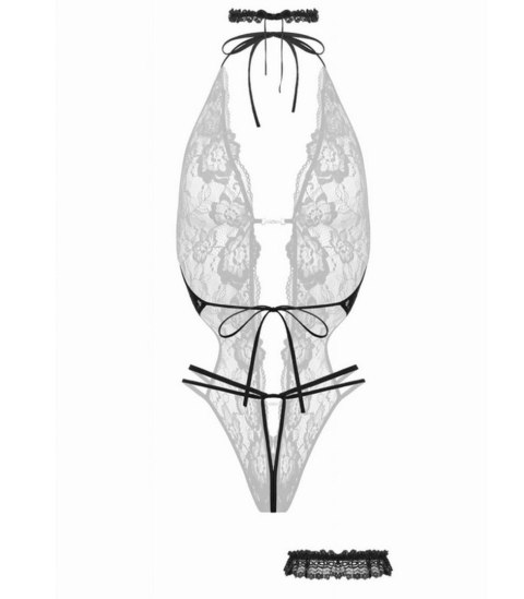 Body - Open crotch Body-Set Renee-black