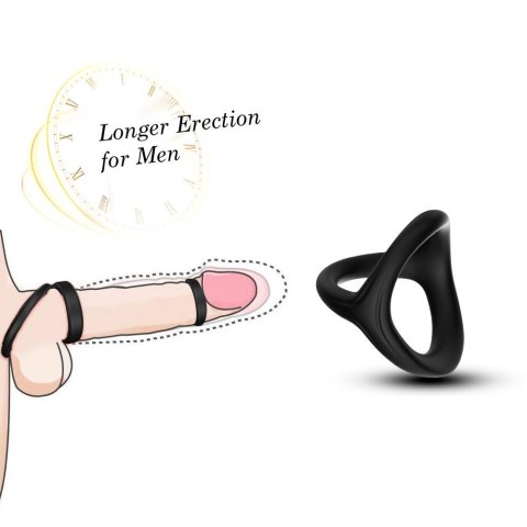 Pierścień erekcyjny potrójny - Tresor black - WYPRZEDAŻ Pierścień erekcyjny potrójny - Tresor black - WYPRZEDAŻ