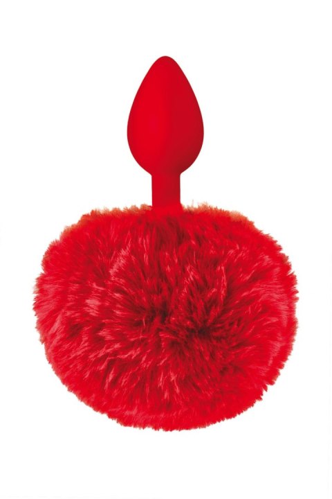 RED POMPOM ANAL PLUG - WYPRZEDAŻ