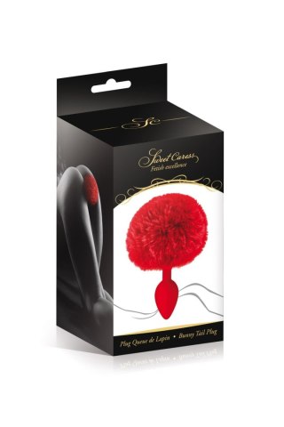 RED POMPOM ANAL PLUG - WYPRZEDAŻ