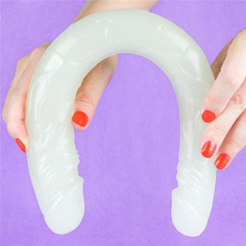 Dildo świecące w ciemności - 14.5'' Lumino Play Double Dildo