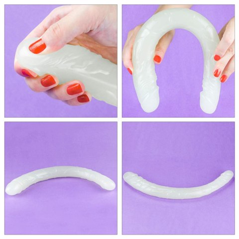 Dildo świecące w ciemności - 14.5'' Lumino Play Double Dildo