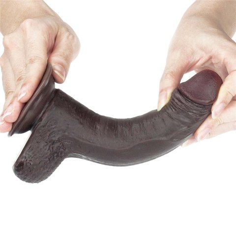 7'' Sliding Skin Dual Layer Dong - Black 7'' Sliding Skin Dual Layer Dong - Black