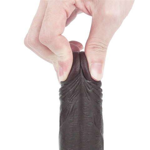 7'' Sliding Skin Dual Layer Dong - Black 7'' Sliding Skin Dual Layer Dong - Black