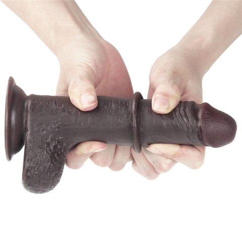 7'' Sliding Skin Dual Layer Dong - Black 7'' Sliding Skin Dual Layer Dong - Black