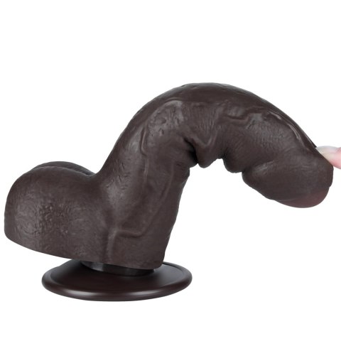 7'' Sliding Skin Dual Layer Dong Black 7'' Sliding Skin Dual Layer Dong Black