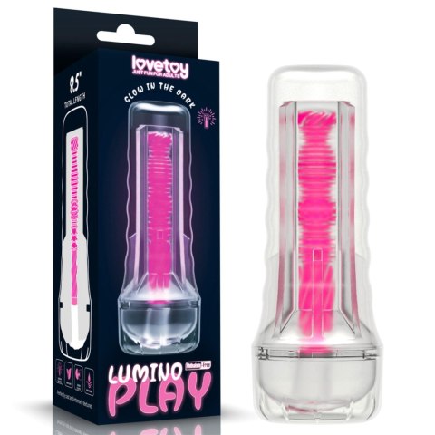 8.5'' Lumino Play Masturbator - Pink Glow 8.5'' Lumino Play Masturbator - Pink Glow
