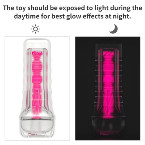 8.5'' Lumino Play Masturbator - Pink Glow 8.5'' Lumino Play Masturbator - Pink Glow