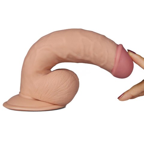 Dildo 8.5" The Ultra Soft Dude Vibrating