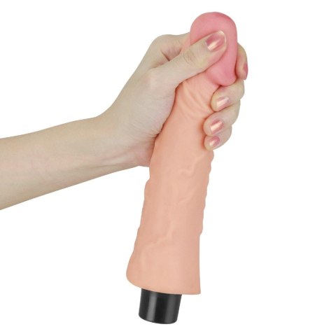REAL SOFTEE Vibrating Dildo 8"