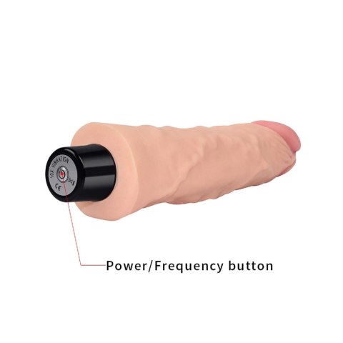 REAL SOFTEE Vibrating Dildo 8"