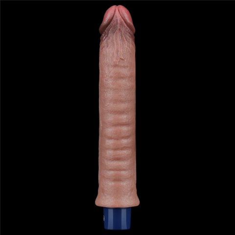 REAL SOFTEE Rechargeable Silicone Vibrating Dildo 9.5"