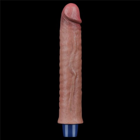 REAL SOFTEE Rechargeable Silicone Vibrating Dildo 9.5"