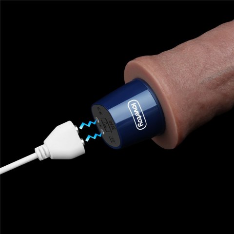 REAL SOFTEE Rechargeable Silicone Vibrating Dildo 9.5"